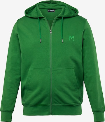 Men Plus Sweatshirt in Grün: Vorderseite