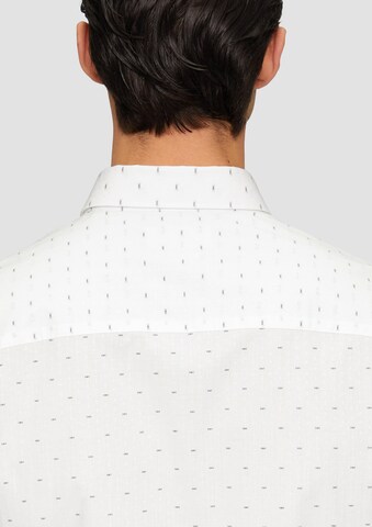 s.Oliver BLACK LABEL Regular fit Overhemd in Wit
