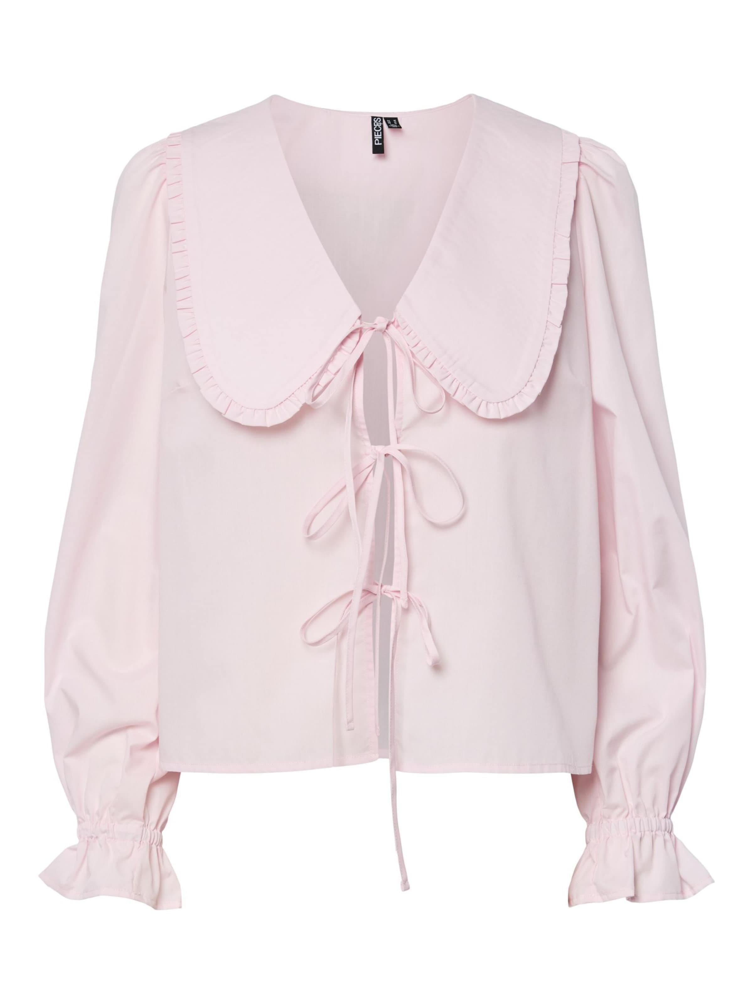 PIECES Bluse i pink: forside