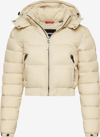 Superdry Tussenjas 'Fuji' in Beige: voorkant