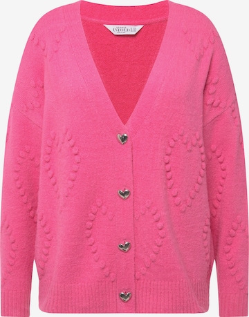 Studio Untold Knit Cardigan in Pink: front