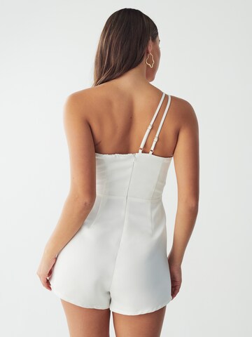 BWLDR Jumpsuit 'SKYLAR ' in Weiß: Rückseite