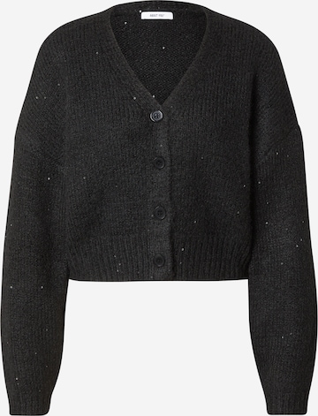 ABOUT YOU - Cárdigan 'Rhonda' en negro: frente