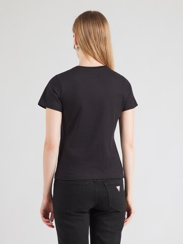 Tricou 'FAUSTA' de la GUESS pe negru