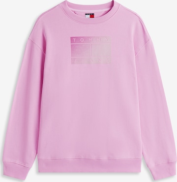 Tommy Jeans Свитшот в Ярко-розовый: спереди