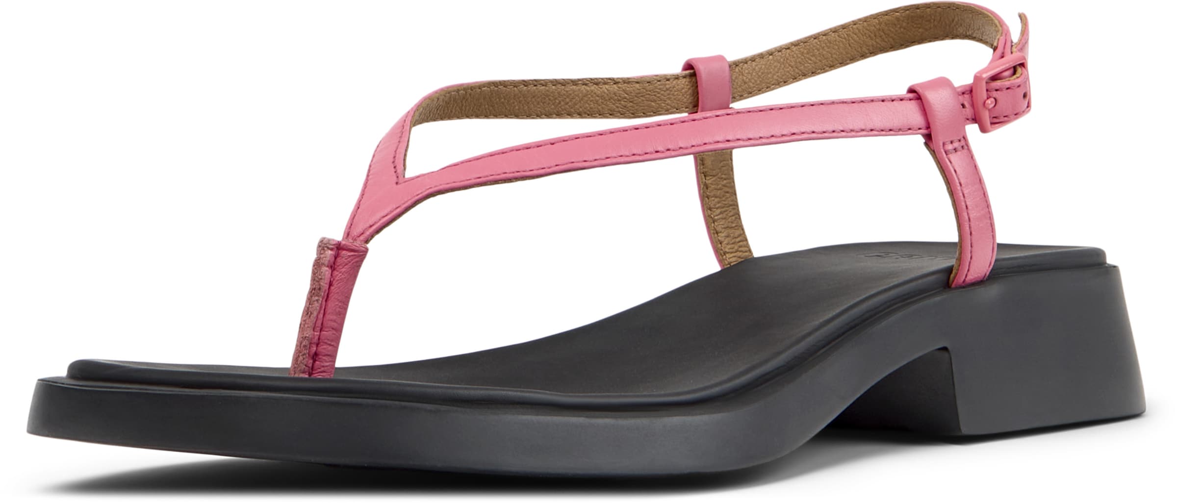 Sandales à lanières 'Dana' CAMPER en rose : devant