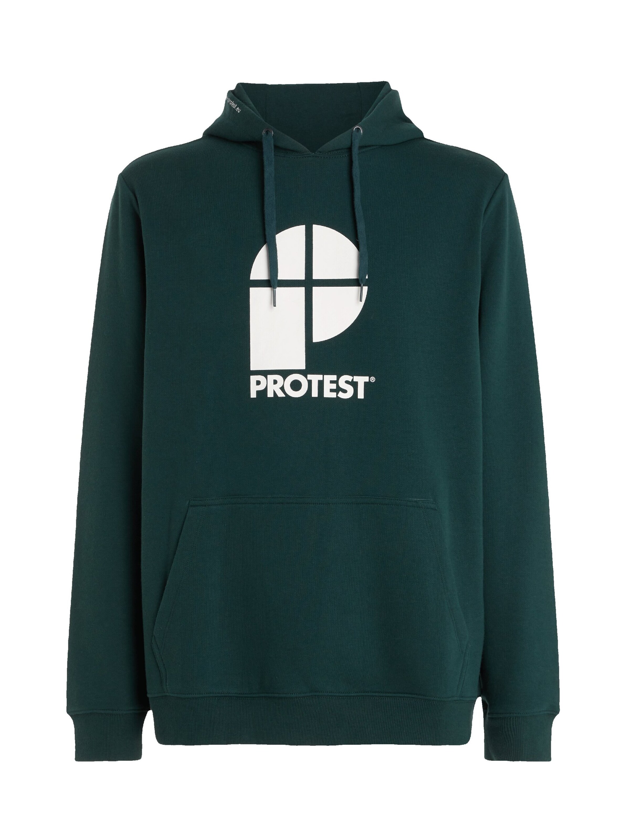 PROTEST Sweater 'CLASSIC LOGO HOODY' in Green: front
