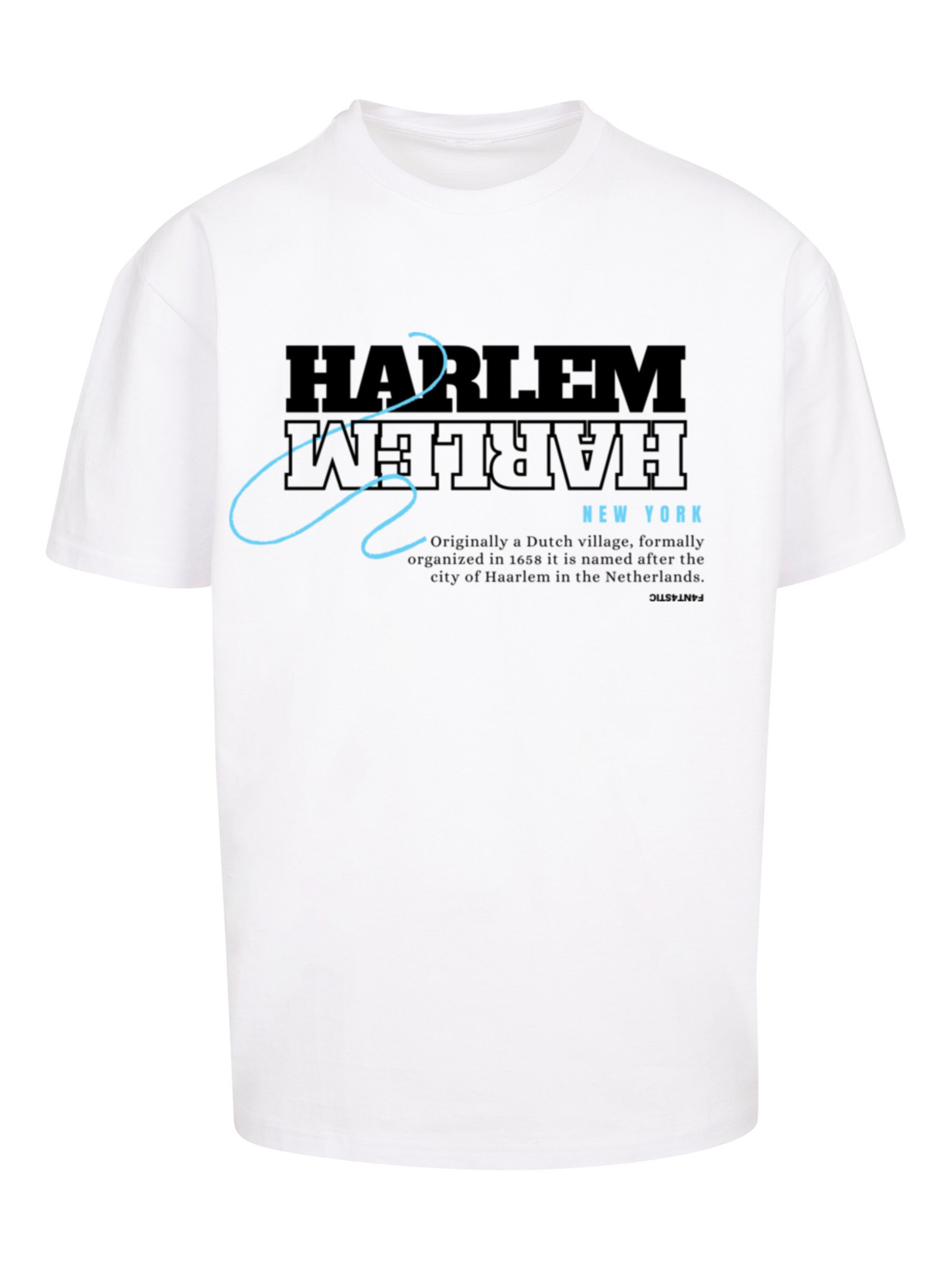 F4NT4STIC Shirt 'Animal Galor' in Wit: voorkant