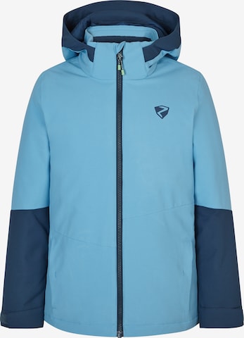 ZIENER Athletic Jacket 'Avak' in Blue: front