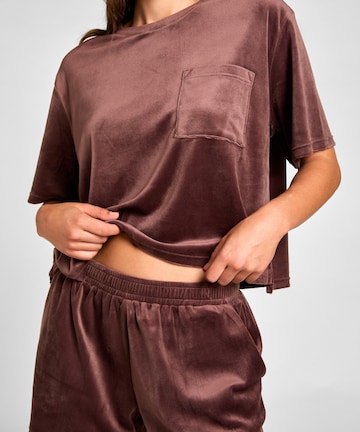 Hunkemöller Slaapshirt in Bruin