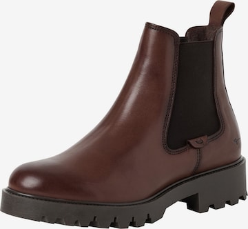Tamaris Chelsea Boots in Braun: Vorderseite