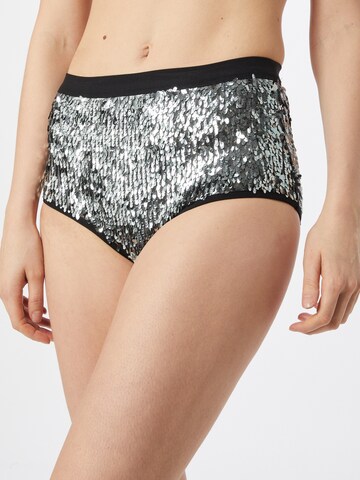 Culotte 'LET IT SHINE' Free People en argent : devant