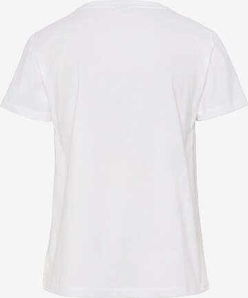 T-shirt LASCANA en blanc