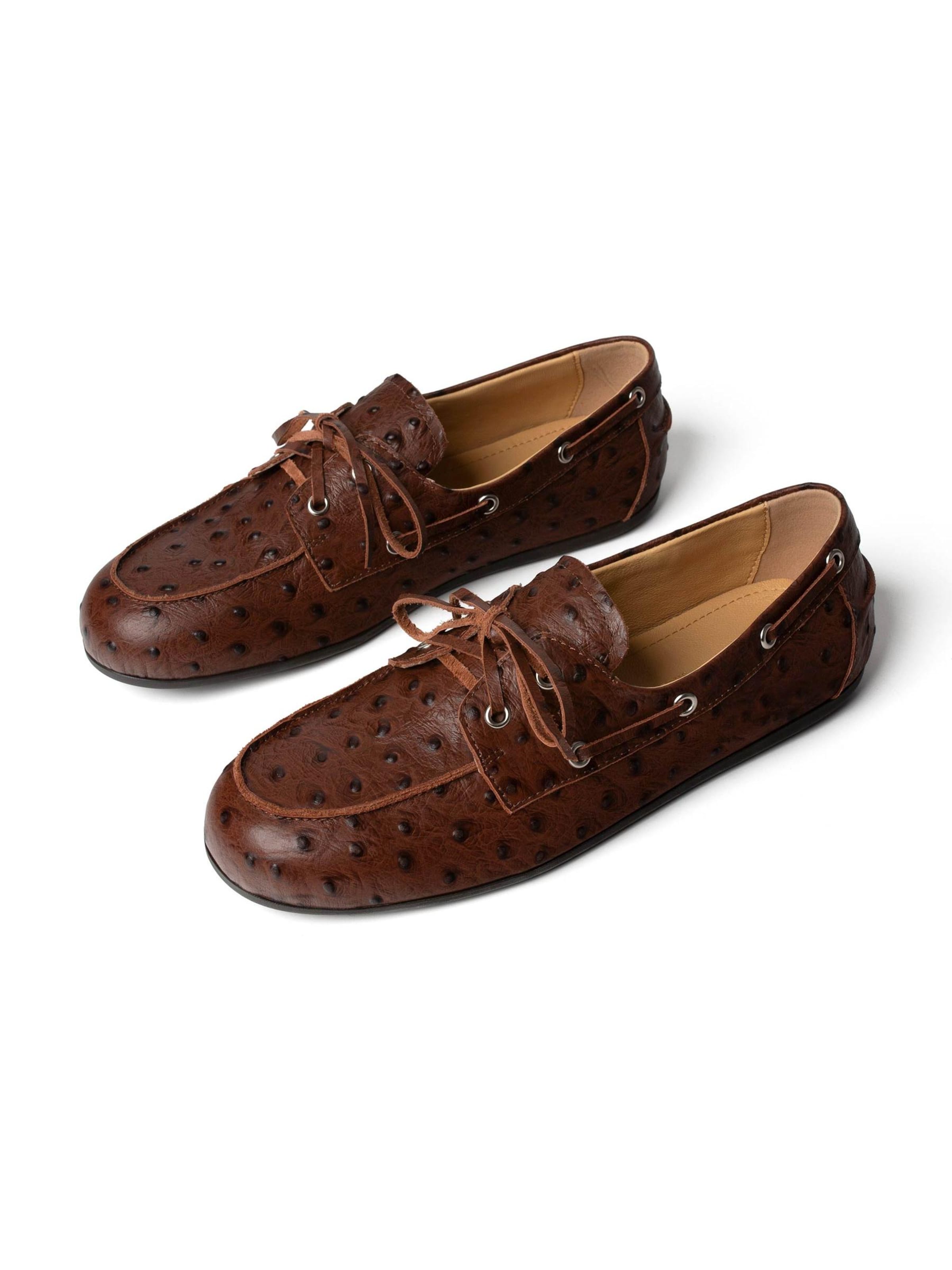 L37 HANDMADE SHOES Mokassin 'SLOW LIFE' i brun