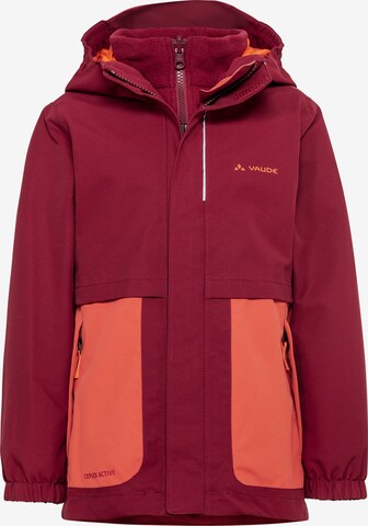 VAUDE Outdoorjas 'Campfire' in Rood: voorkant