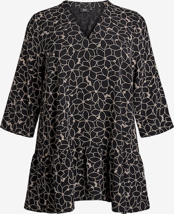 ZizziTunika 'Cabine' - crna boja: prednji dio