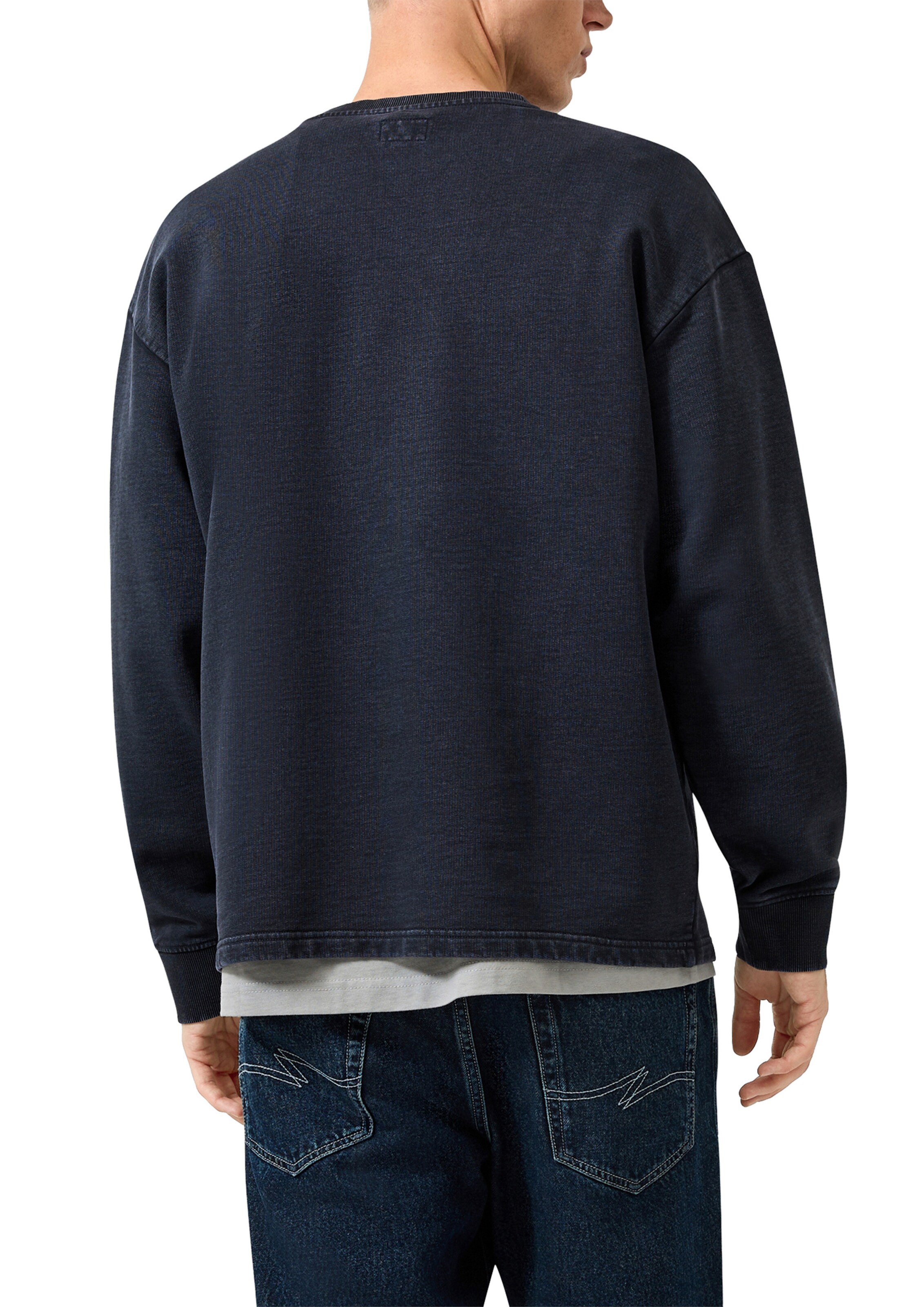 Sweat-shirt QS en bleu