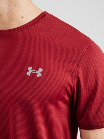 Maglia funzionale 'Launch' di UNDER ARMOUR in rosso