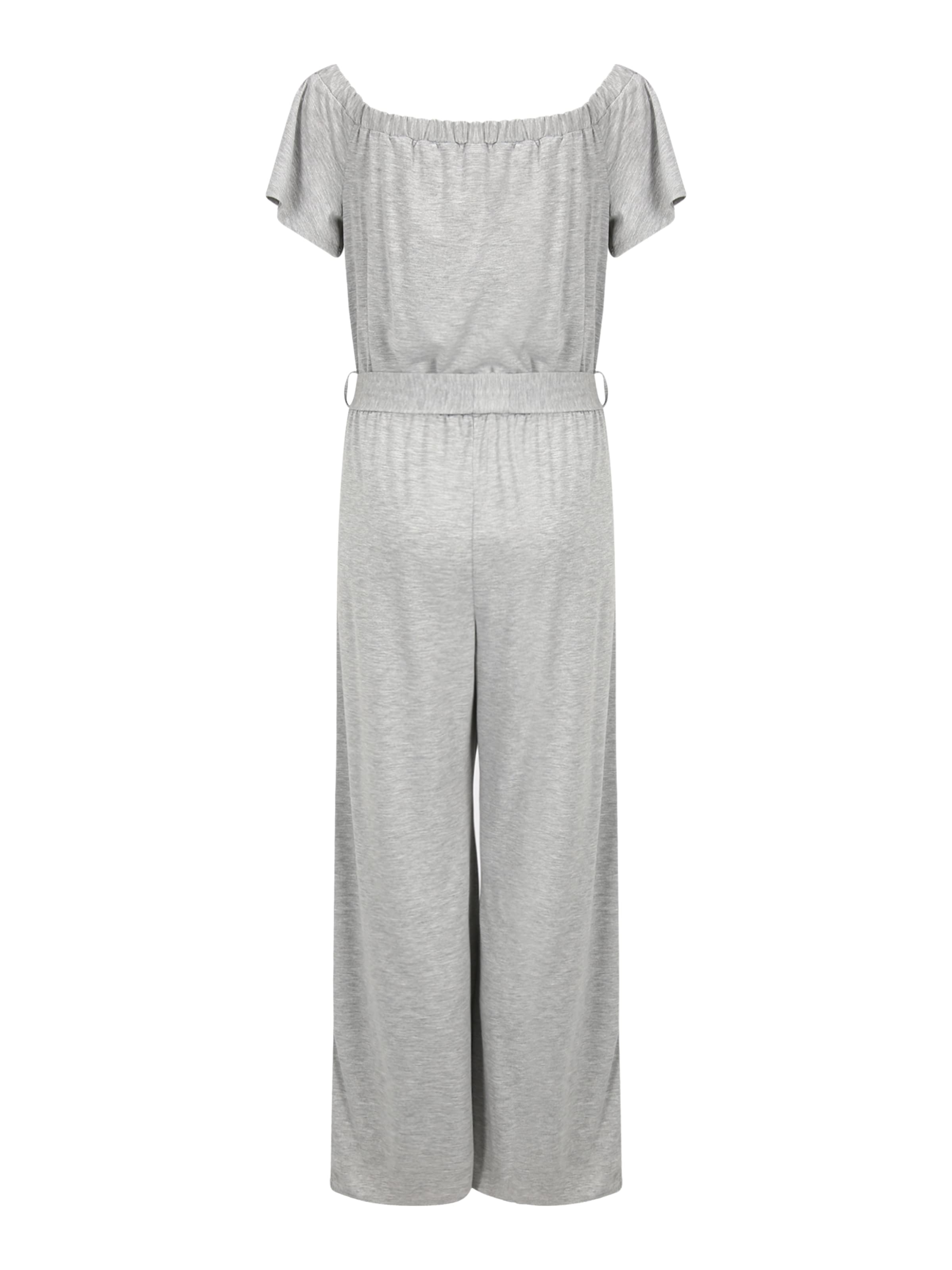 Wallis Jumpsuit 'Bardot' in Grey