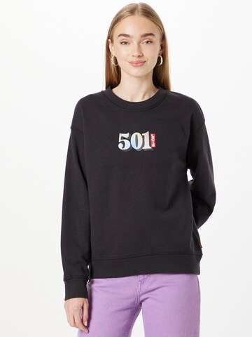 LEVI'S ® Sweatshirt 'Graphic Standard Crew' in Schwarz: Vorderseite
