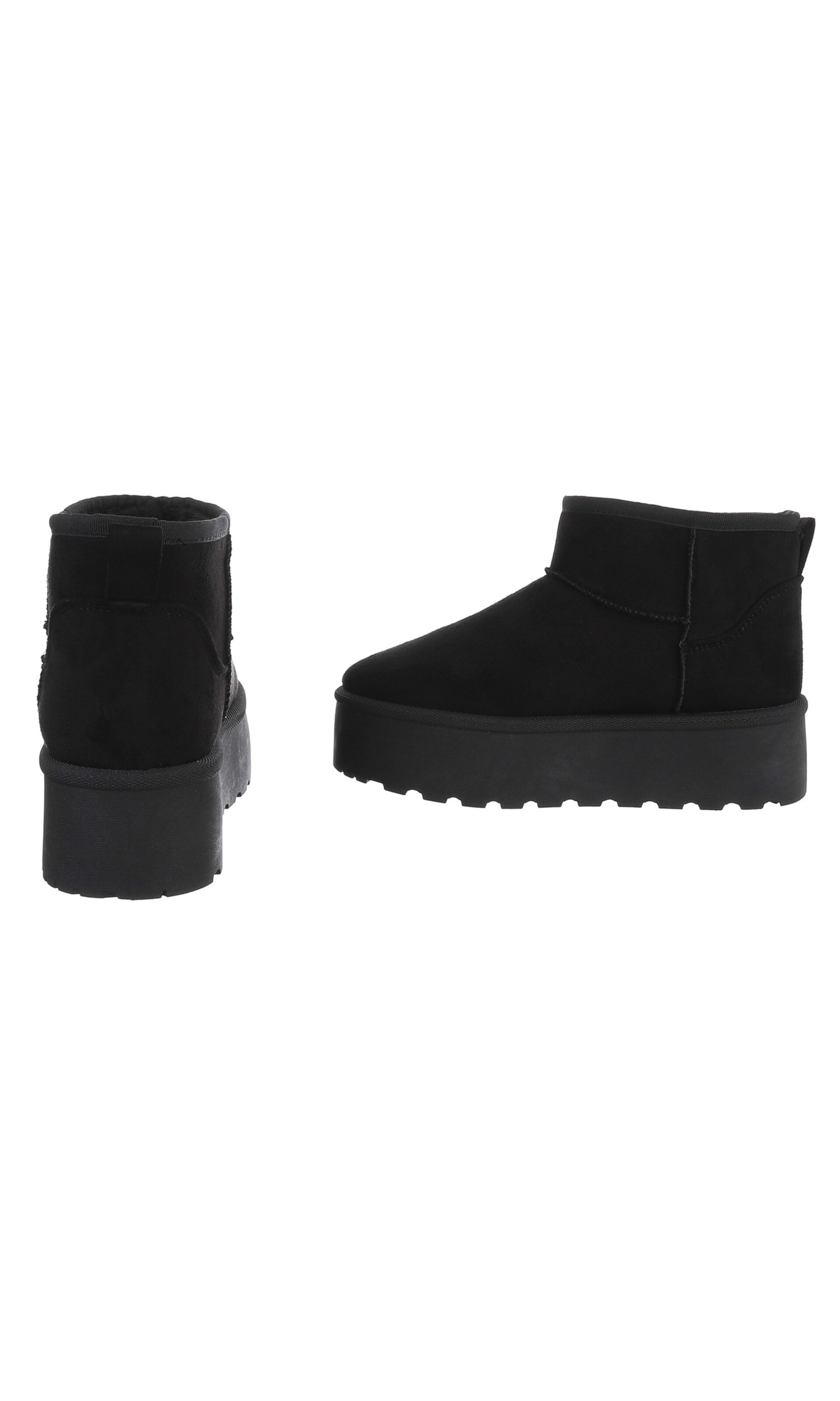 Ital-Design Snow Boots in Black