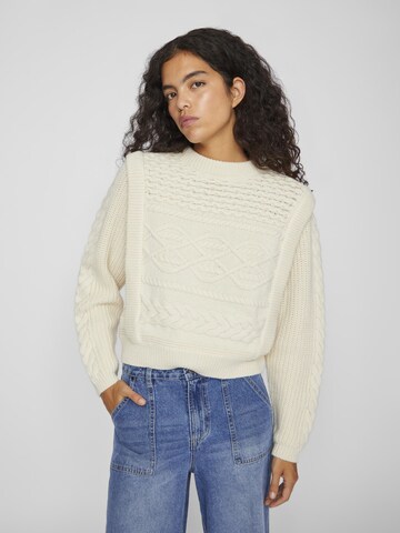 VILA - Jersey en gris: frente