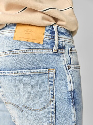 Coupe slim Jean 'Clark' JACK & JONES en bleu