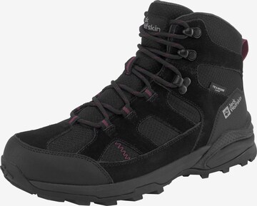 JACK WOLFSKIN Boots in Black: front