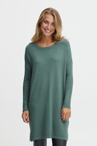 Fransa Sweater 'BLUME' in Green: front