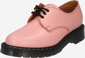 Solovair - Sapato com atacadores 'Hi-Shine' em rosa: frente