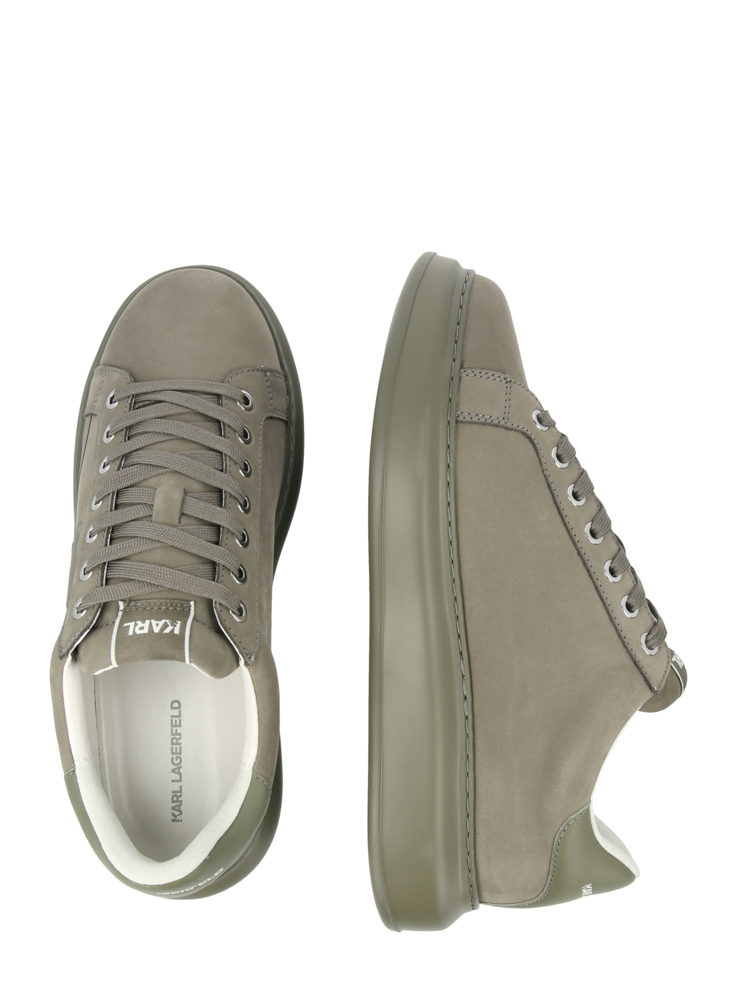 Karl Lagerfeld Platform trainers in Green