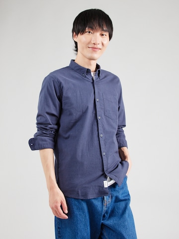 HOLLISTER Regular fit Overhemd in Blauw: voorkant
