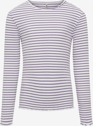 T-Shirt 'Gila' KIDS ONLY en violet : devant