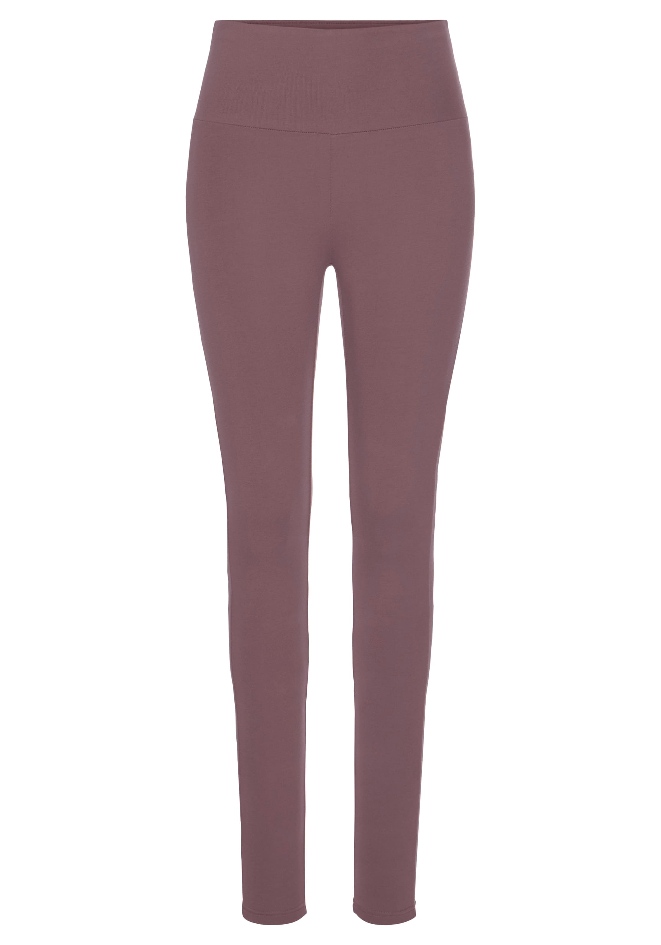 LASCANA Skinny Leggings in Purple: front