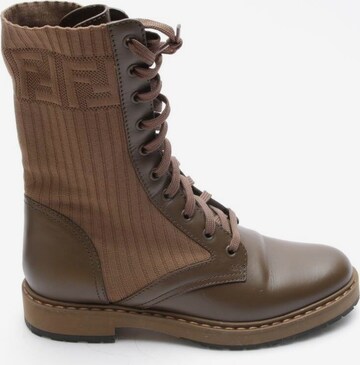 Fendi Dress Boots in 38 in Brown: front