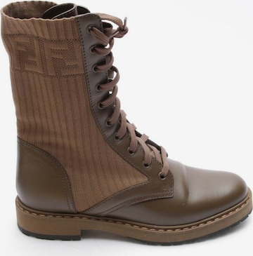 Fendi Dress Boots in 38 in Brown: front