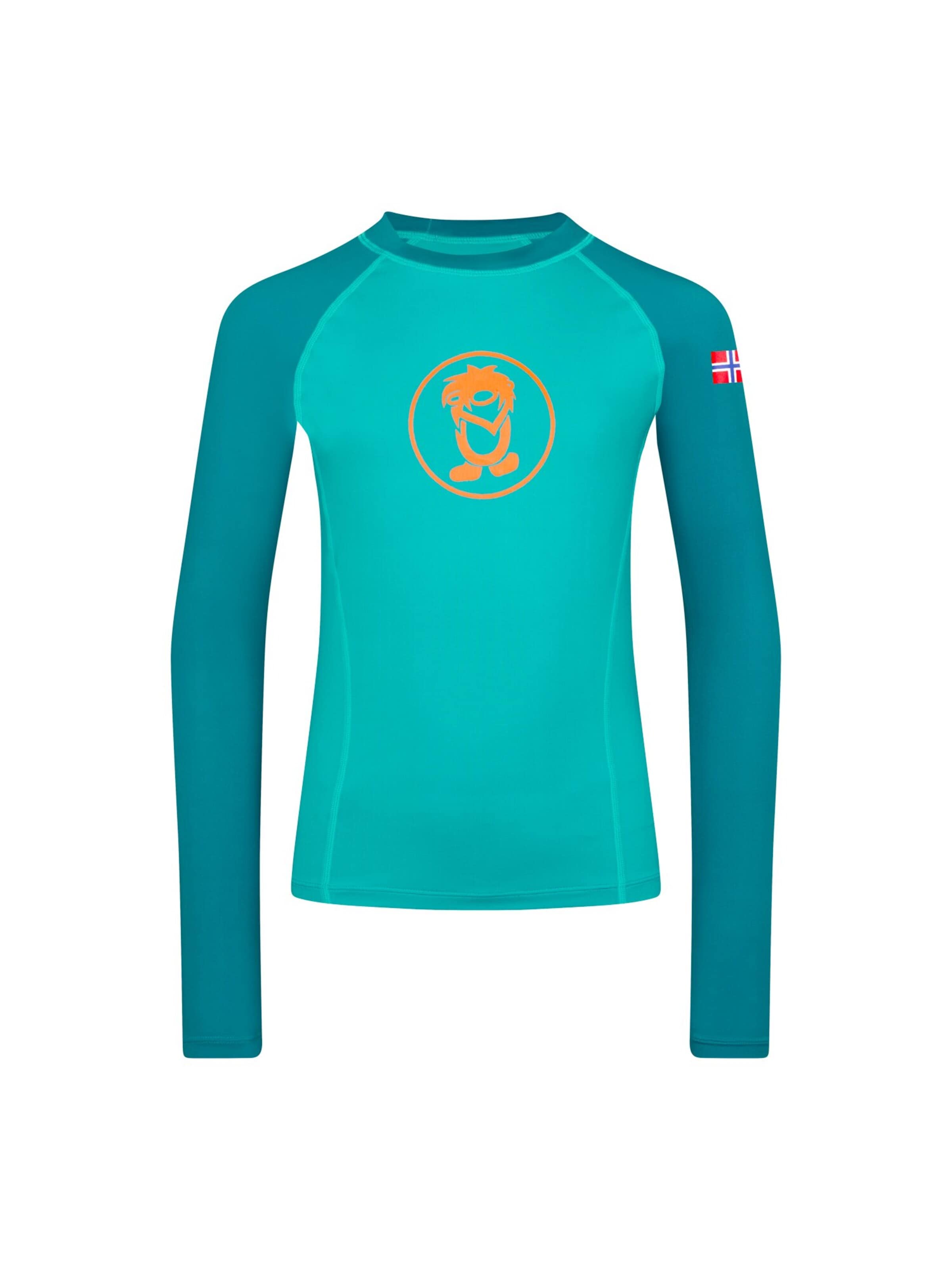 TROLLKIDS Athletic Swimwear in Green: front
