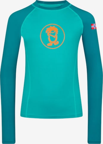 TROLLKIDS Athletic Swimwear in Green: front