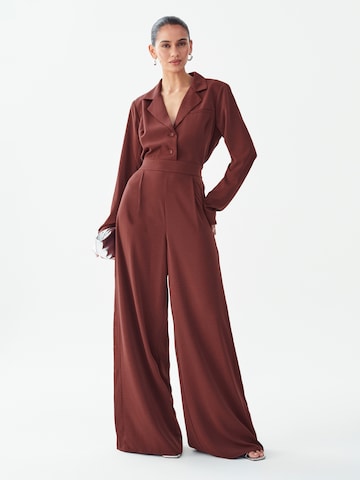 Tuta jumpsuit 'Thalia' di Willa in rosso: frontale
