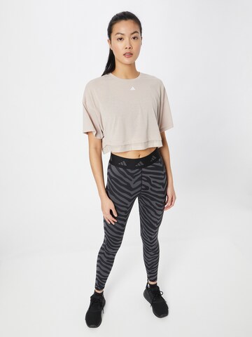 T-shirt fonctionnel 'Dance' ADIDAS PERFORMANCE en beige