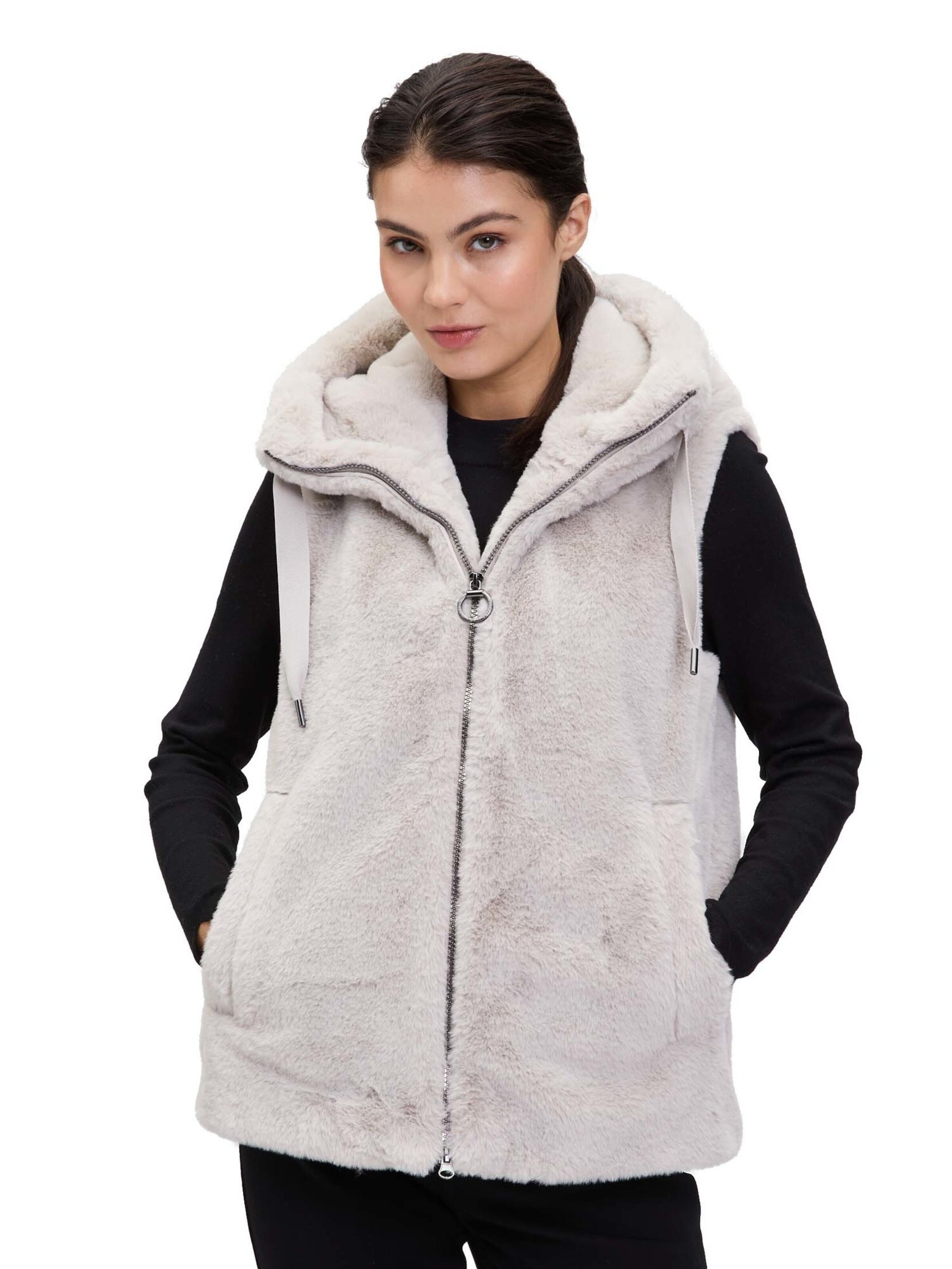 Gilet di Betty Barclay in grigio: frontale