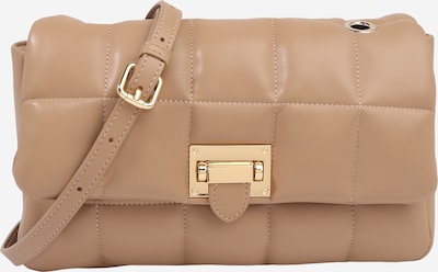 Seidenfelt Manufaktur Sac à bandoulière 'Kiruna' en beige clair / or, Vue avec produit