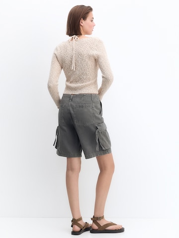 Pull&Bear Loosefit Shorts in Grau