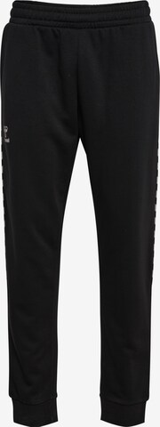 Hummel Tapered Workout Pants 'Staltic' in Black: front