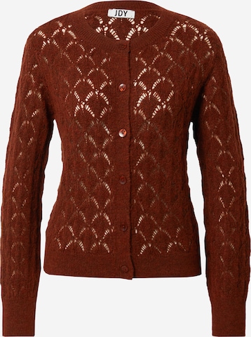 Cardigan 'LETTY' JDY en marron : devant