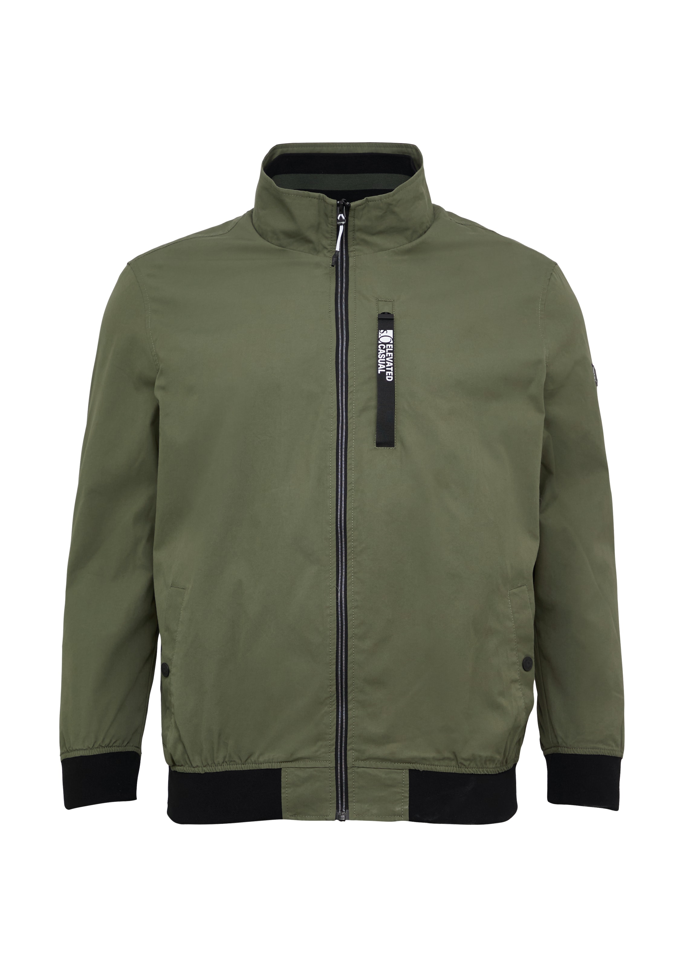 s.Oliver Men Big Sizes Jacke in Grün: Vorderseite