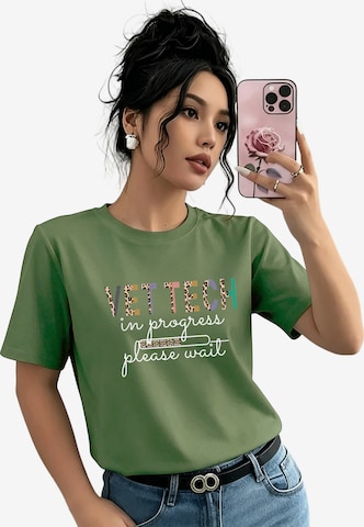 GORHEY Shirt in Groen: voorkant