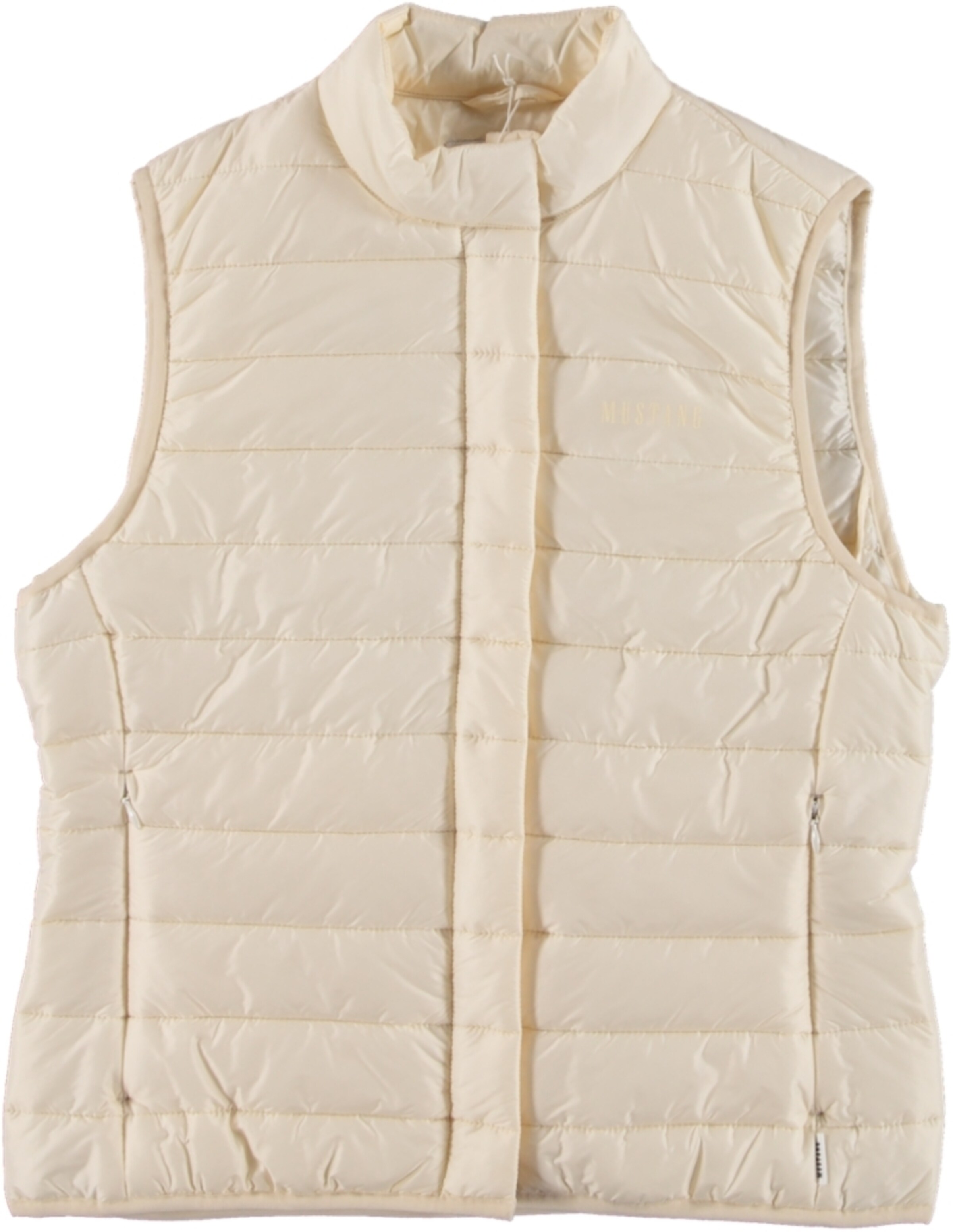 MUSTANG Vest 'Twin lakes' in Beige: front