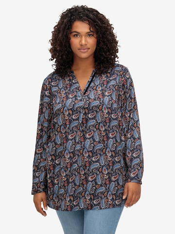 SHEEGO Tuniek in Blauw: voorkant