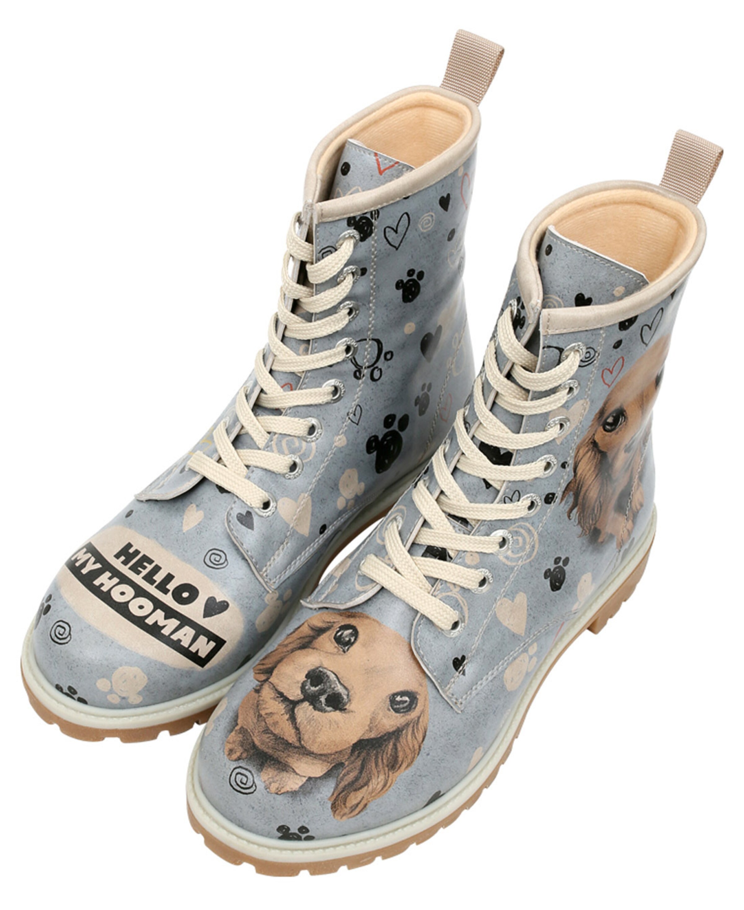 DOGO Schnürstiefelette in Mischfarben